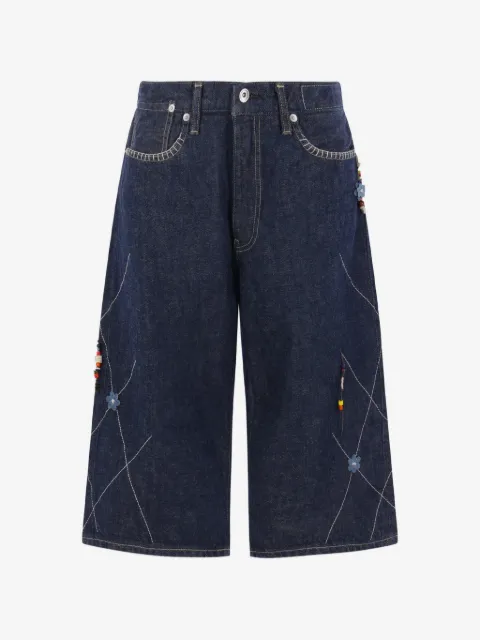 Kuro bead-embellished bermuda shorts