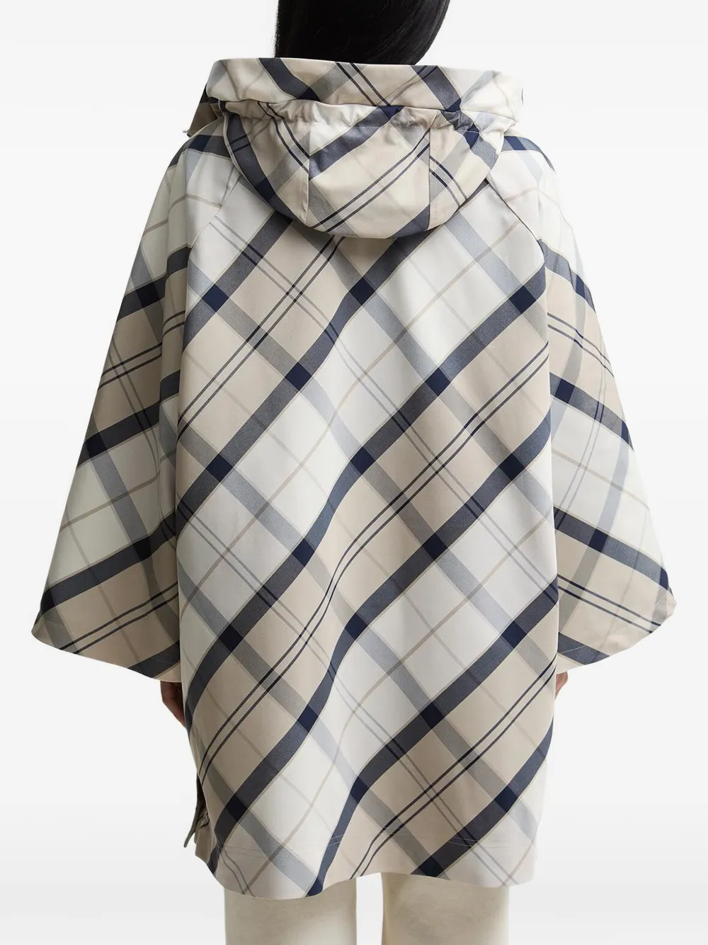 Barbour Kinsale jas met tartan ruit Beige