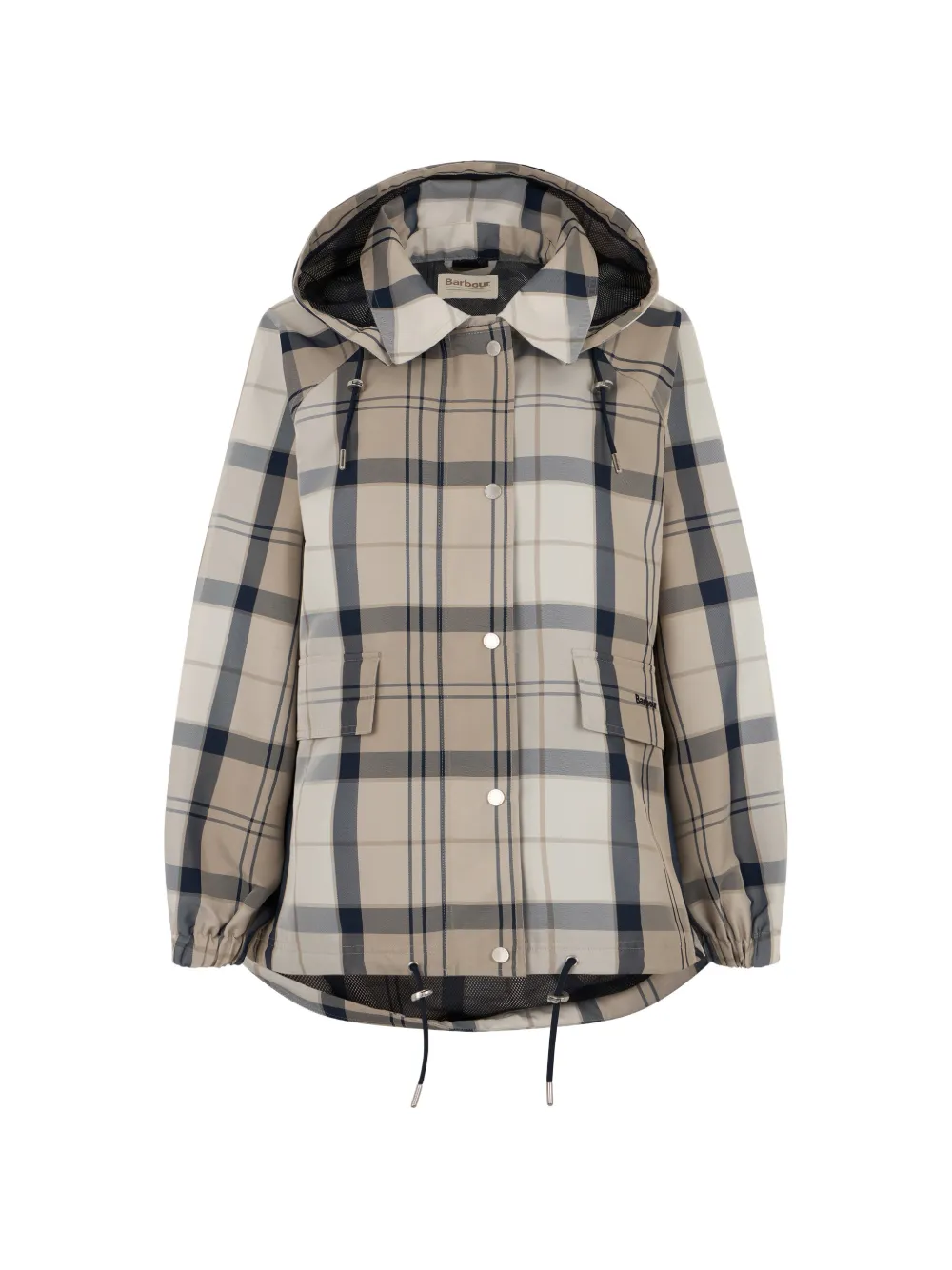 Barbour check-pattern hooded coat - Toni neutri