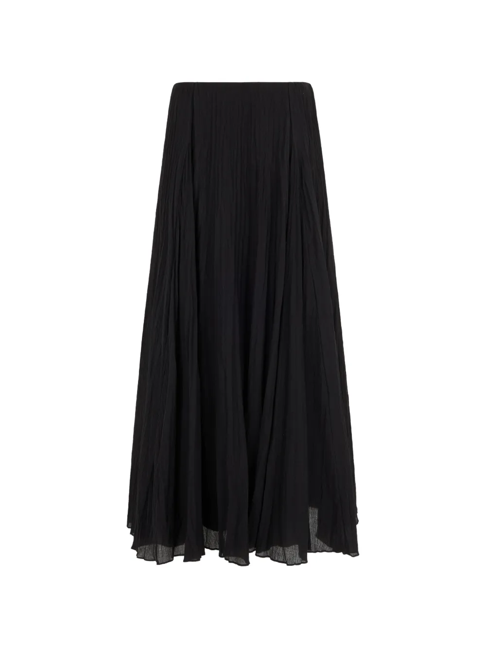 Vince crinkled panelled long skirt - Nero
