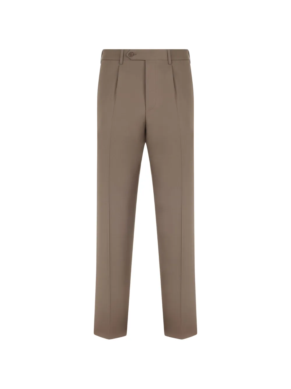 Canali pleated pressed-crease trousers - Toni neutri