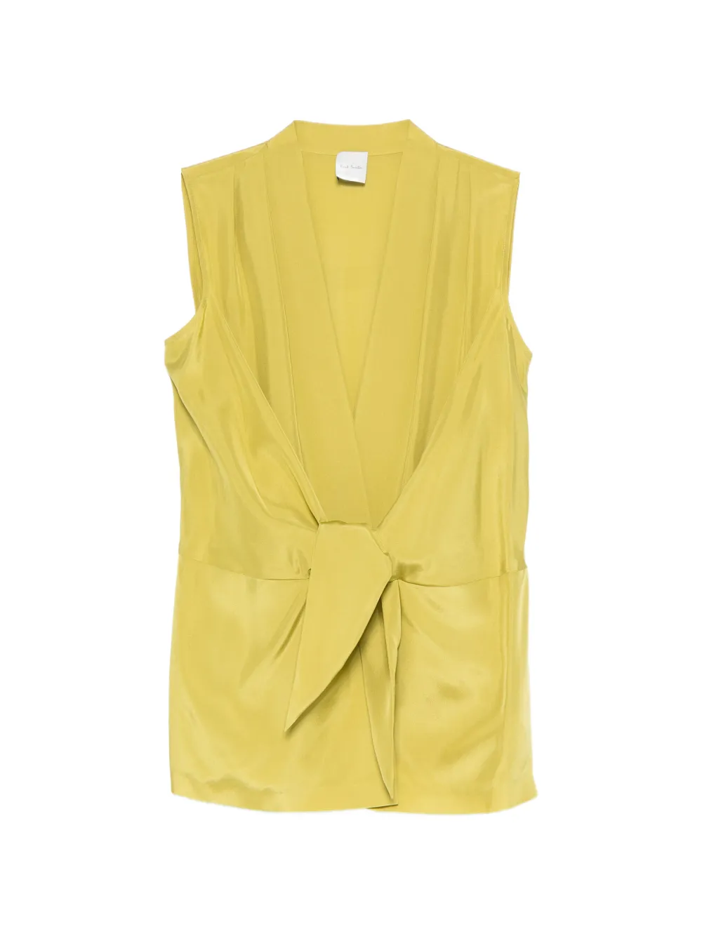 Paul Smith knot-detail sleeveless top - Verde