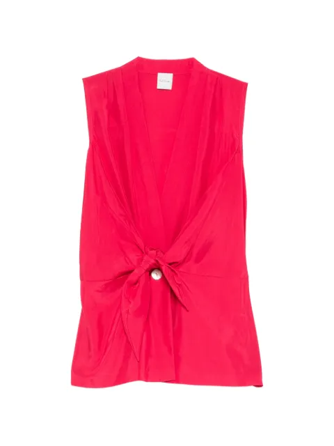 Paul Smith tie-waist silk top