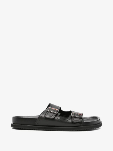 Paul Smith logo-stripes buckle-strap sandals