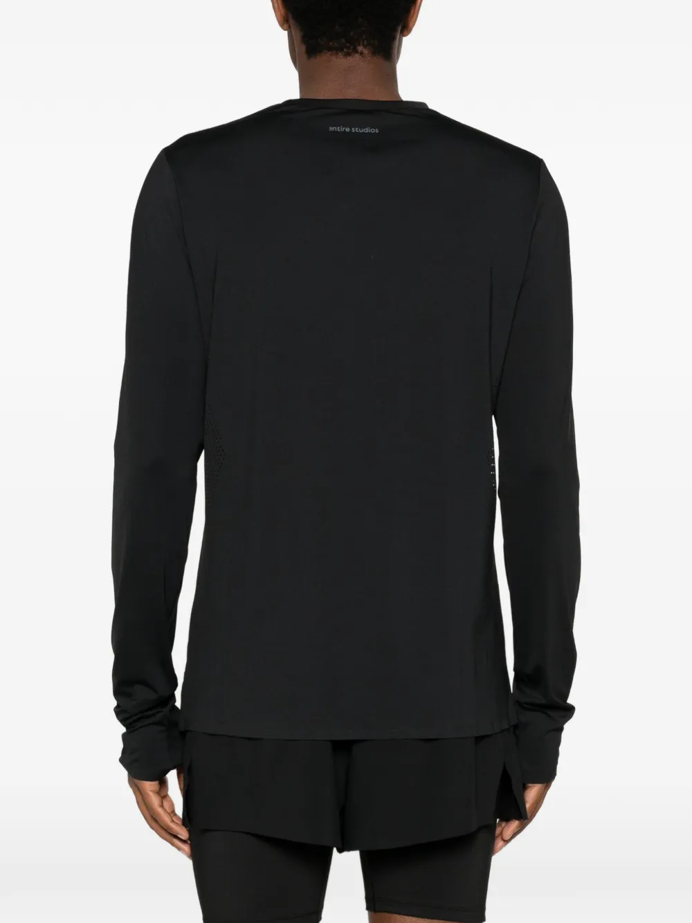 adidas x Entire Studios T-shirt met lange mouwen en logoprint Zwart