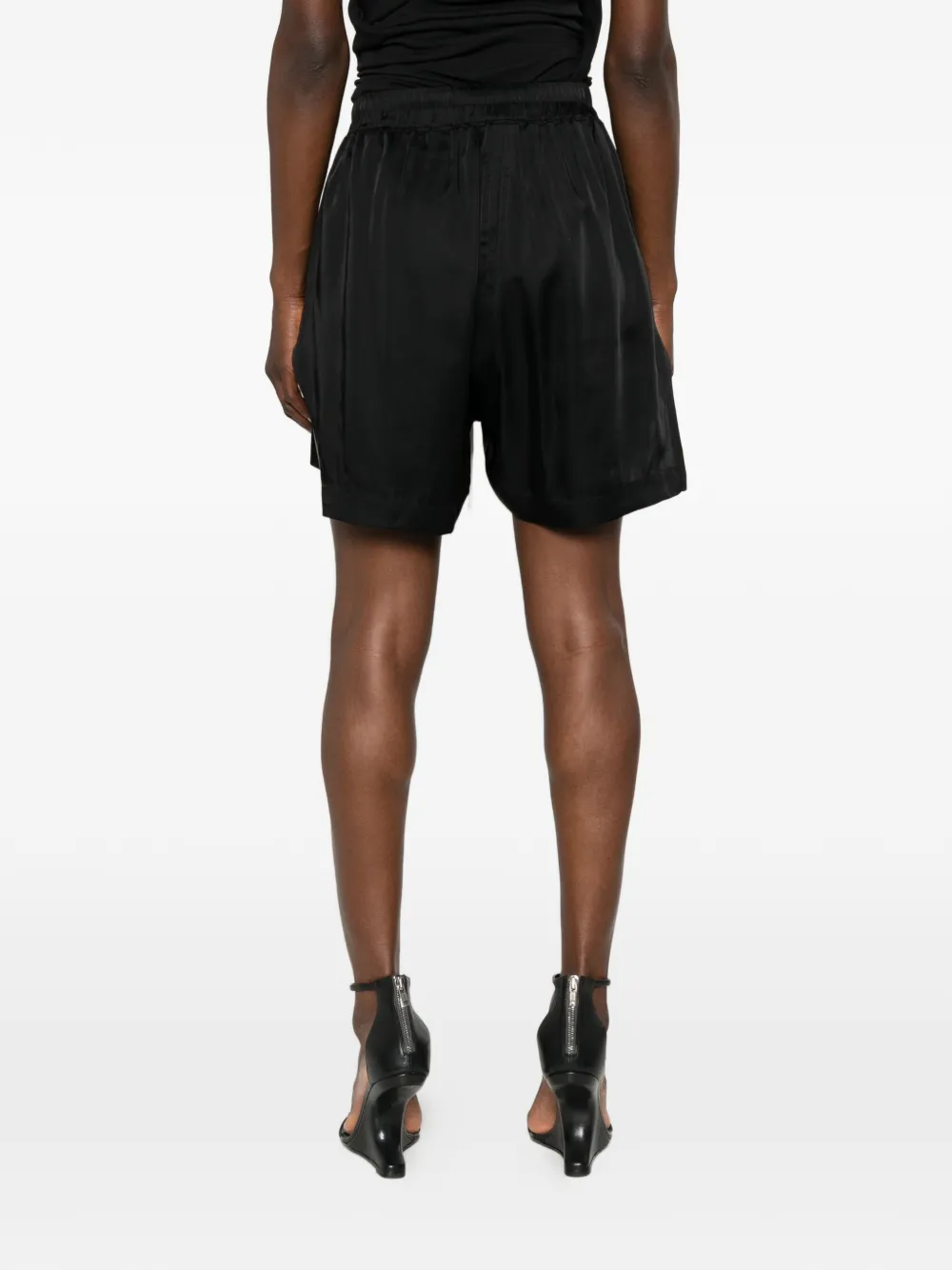 Rick Owens Shorts met trekkoord Zwart