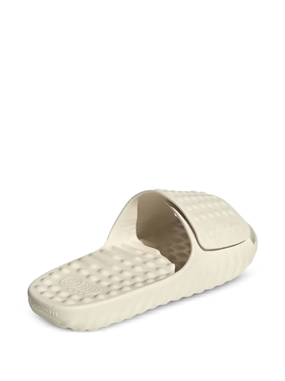adidas Adissage 360REC pebbled-texture slides Beige