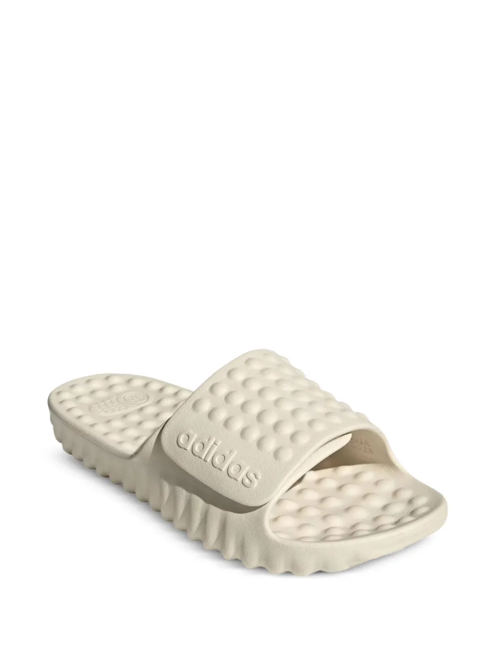 adidas Adissage 360REC pebbled-texture slides Beige