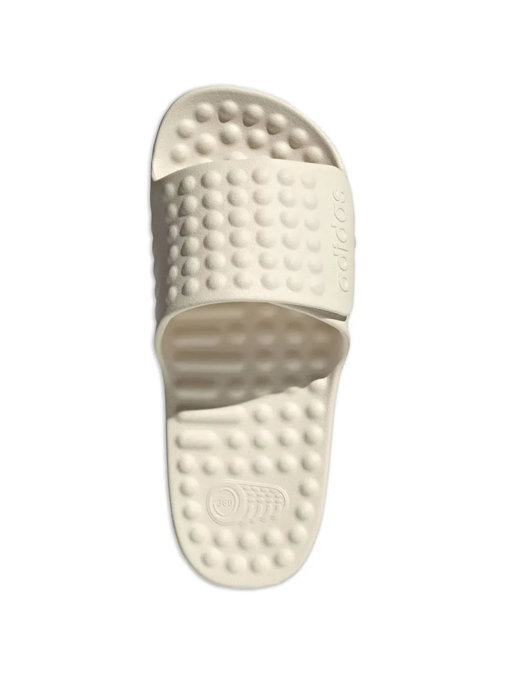 adidas Adissage 360REC pebbled-texture slides Beige