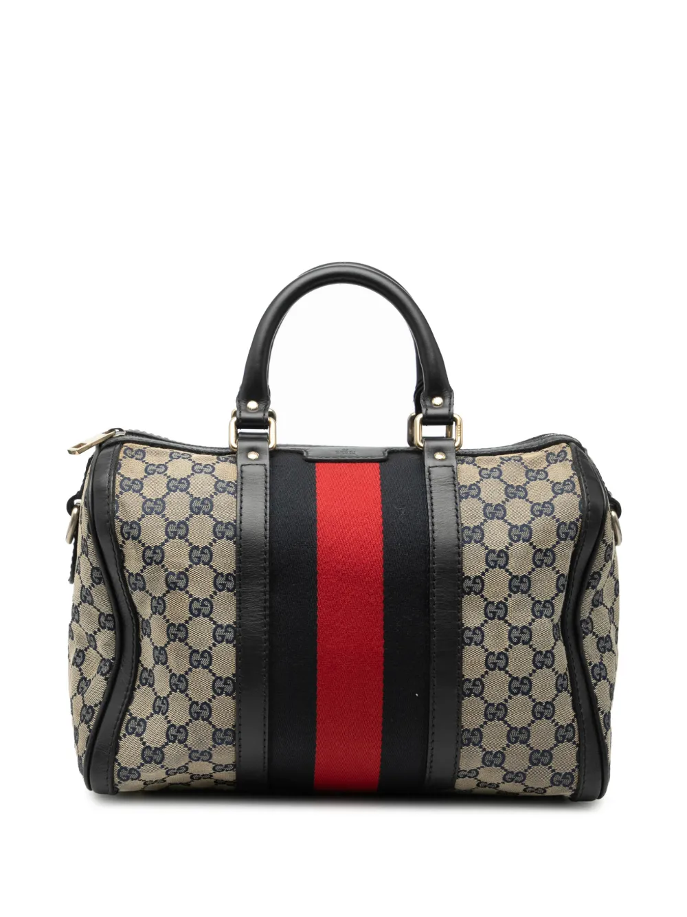 Gucci Pre-Owned 2000-2015 Medium GG Canvas Web Joy Boston Bag satchel - Toni neutri