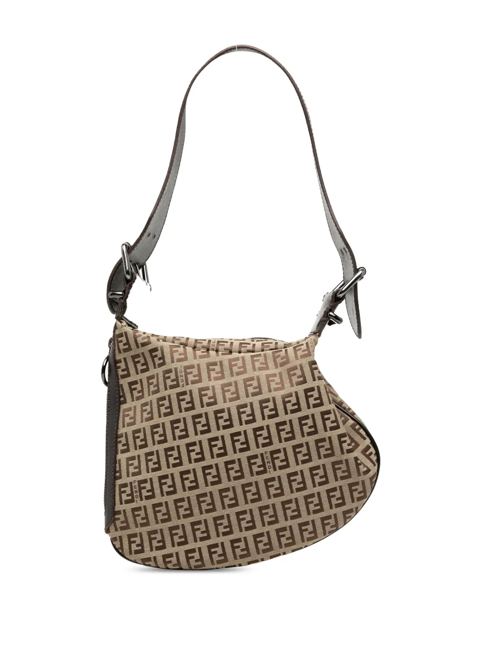 Fendi Pre-Owned 2000-2025 Zucchino Oyster shoulder bag - Toni neutri