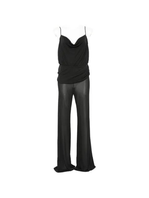 THE ANDAMANE Carla draped cowl-neck jumpsuit
