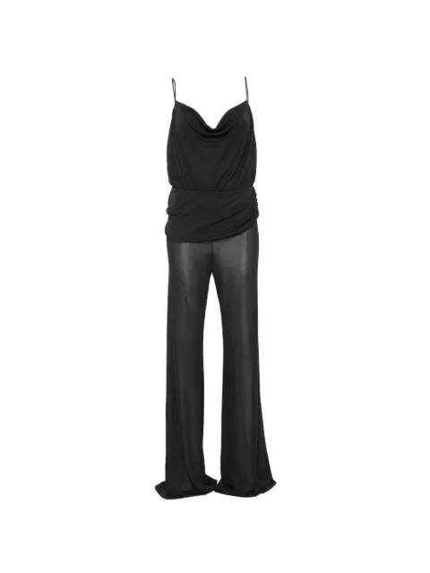 THE ANDAMANE Carla draped cowl-neck jumpsuit
