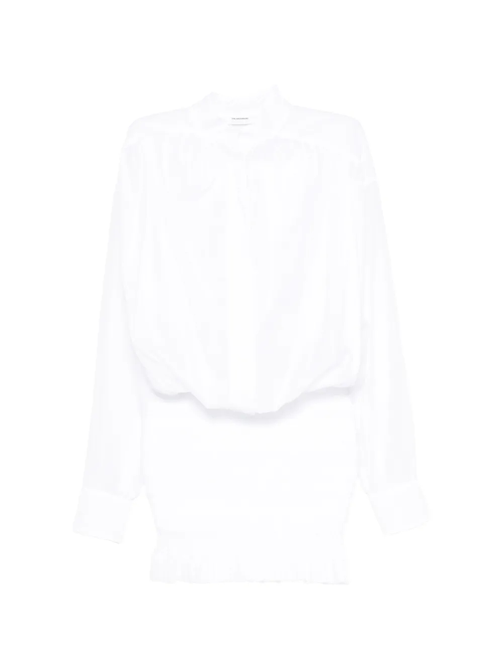 THE ANDAMANE Rania shirred dress - Weiß