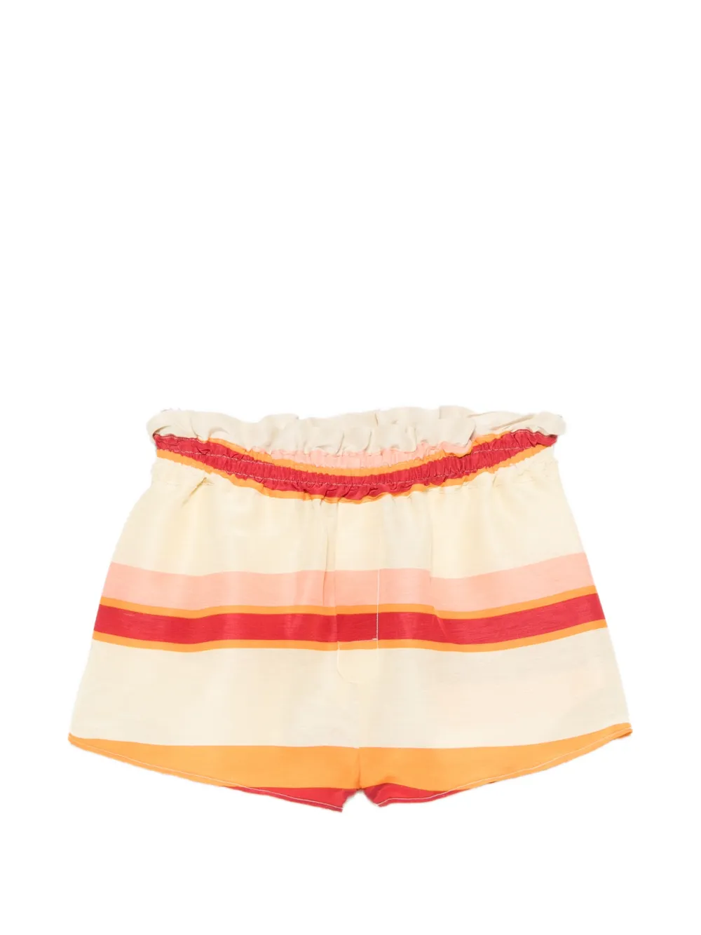 Raquel Diniz striped paperbag-waist shorts - Toni neutri