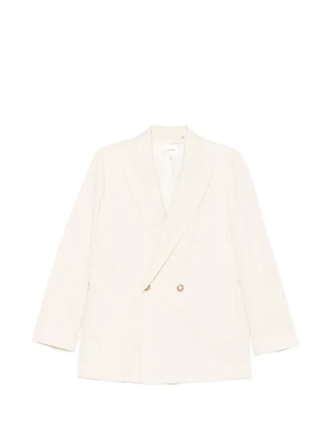 FRAME The Lounge double-breasted peak-lapel blazer