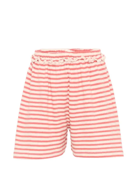 Molo Alexis stripe-pattern ruffled shorts