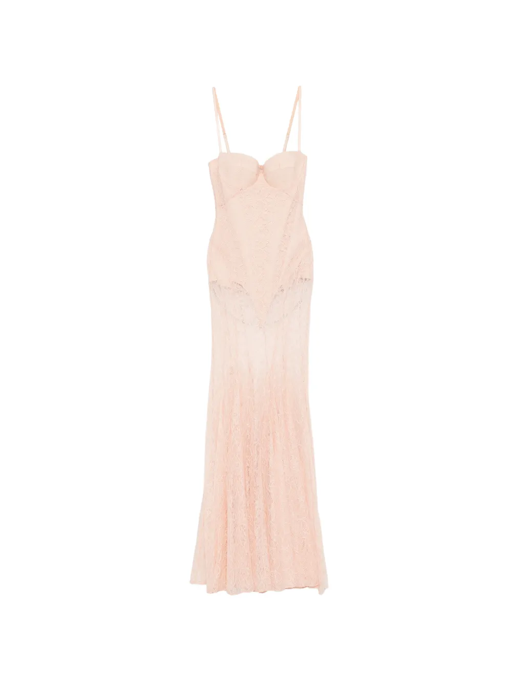 Elisabetta Franchi lace maxi dress - Rosa