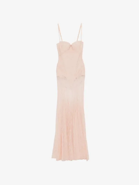 Elisabetta Franchi vestido largo con encaje