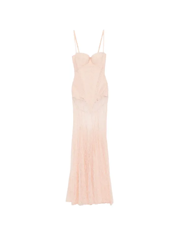 elisabetta franchi lace dress Lace maxi dress