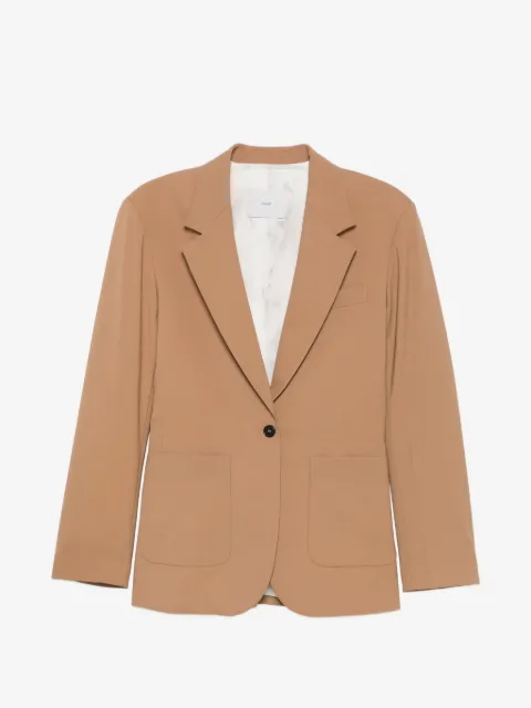 Covert blazer con botones y bolsillo de parche