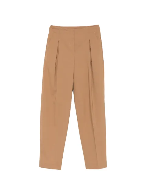 Covert pleated trousers