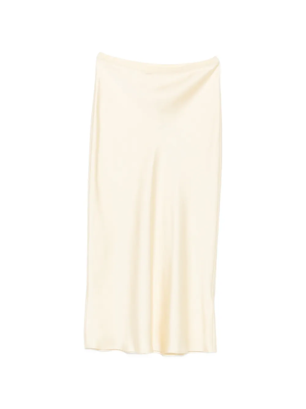 ANINE BING Bar silk midi skirt - Yellow