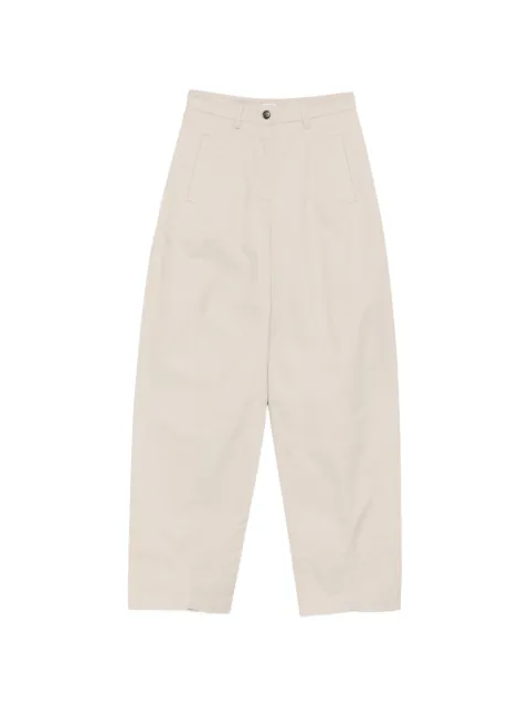 Covert belt-loop trousers