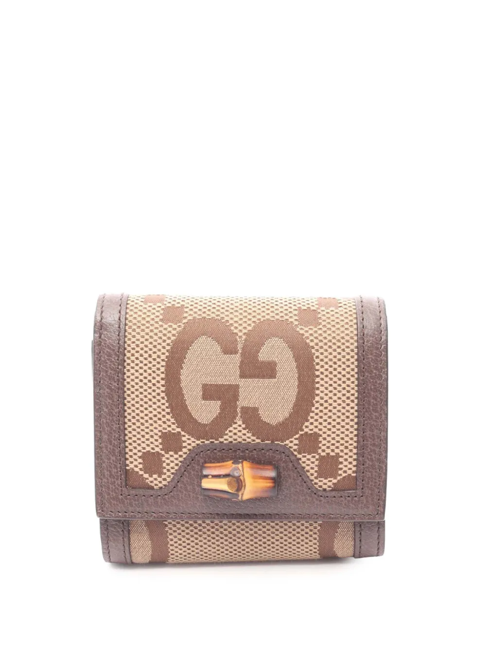 Gucci Pre-Owned 2016-2025 GG Canvas Jumbo Bamboo Wallet small wallets - Toni neutri