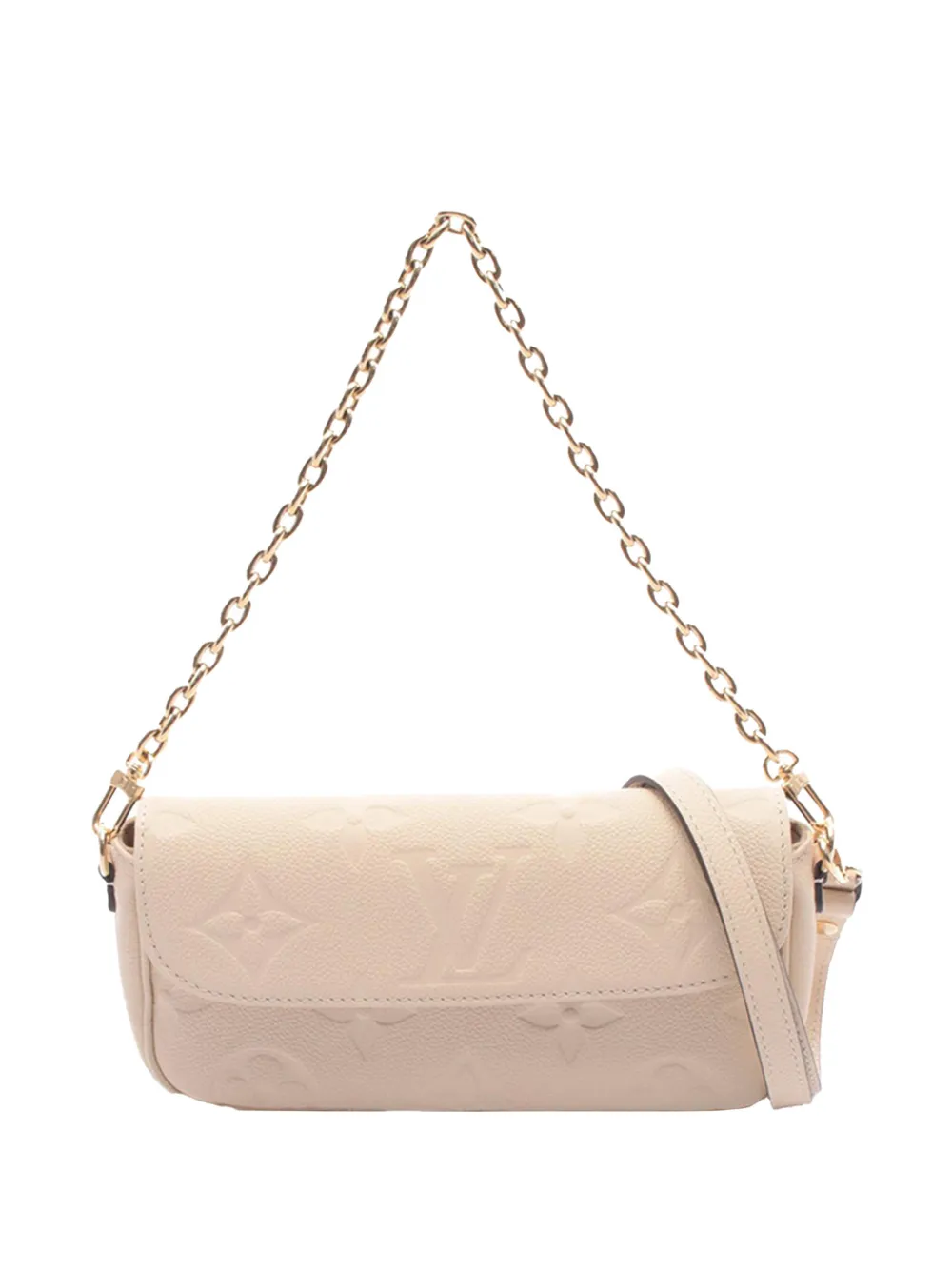 Louis Vuitton Pre-Owned 2021-2025 Monogram Empreinte Giant Ivy Wallet on Chain satchel - Toni neutri
