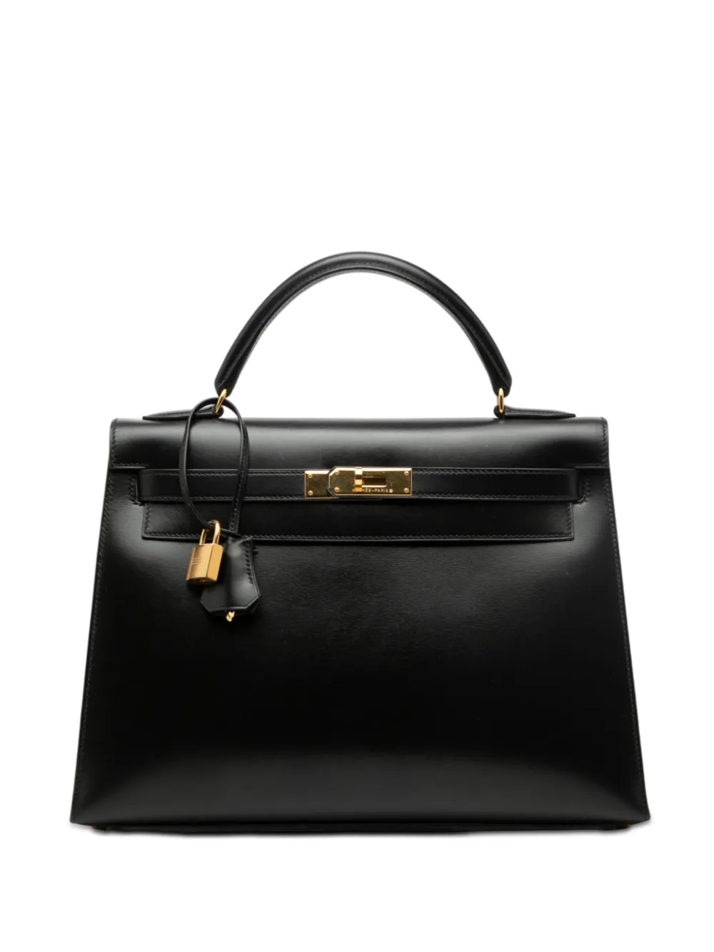 Hermès Pre-Owned 1997 Box Calf Kelly Sellier 32 satchel - Nero