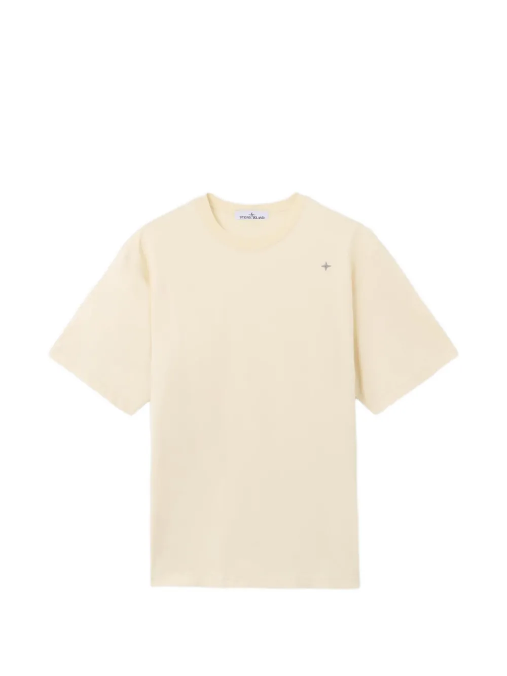 Stone Island crew-neck logo T-shirt - Toni neutri