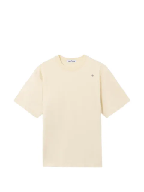 Stone Island crew-neck logo T-shirt