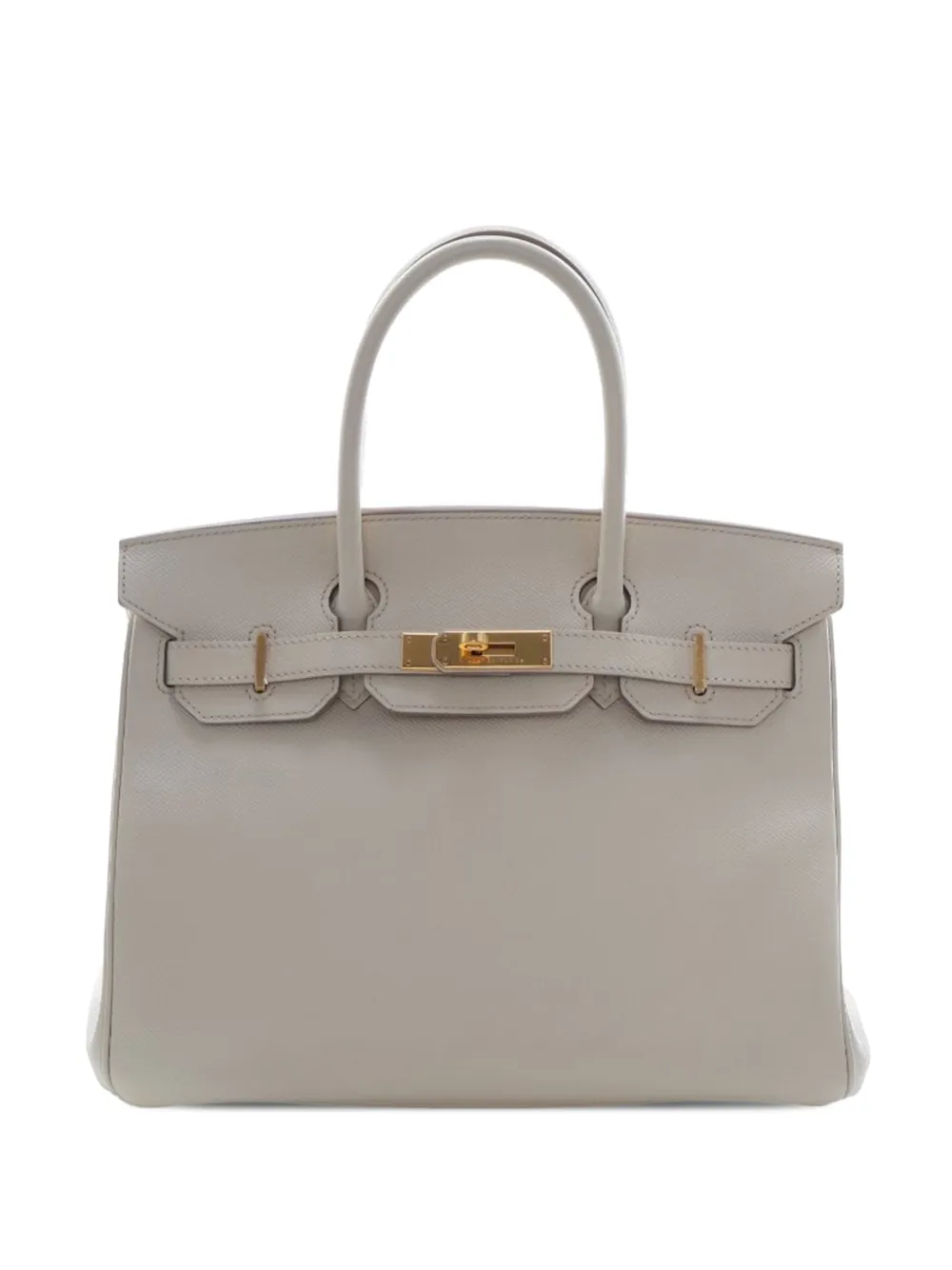 Hermès Pre-Owned 2015 Epsom Birkin Retourne 30 handbag - Bianco