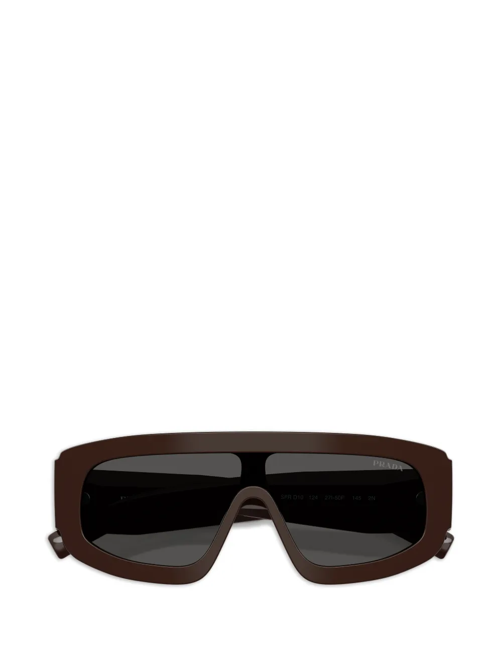 Prada Eyewear logo-detail sunglasses - Marrone