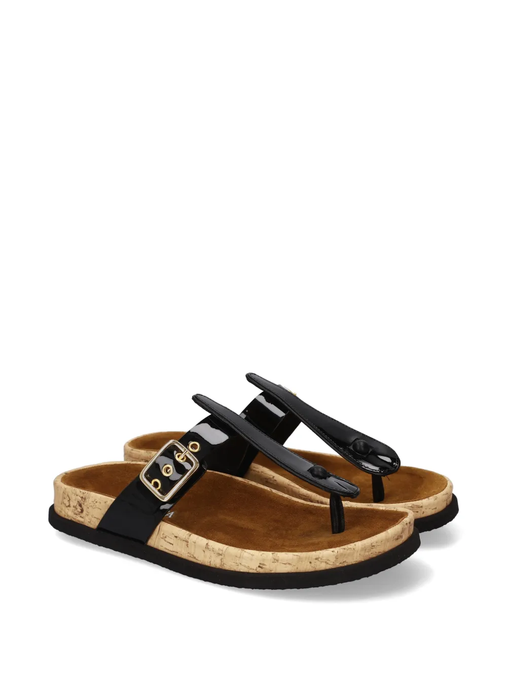 Premiata Sandalen met gespbandje Zwart