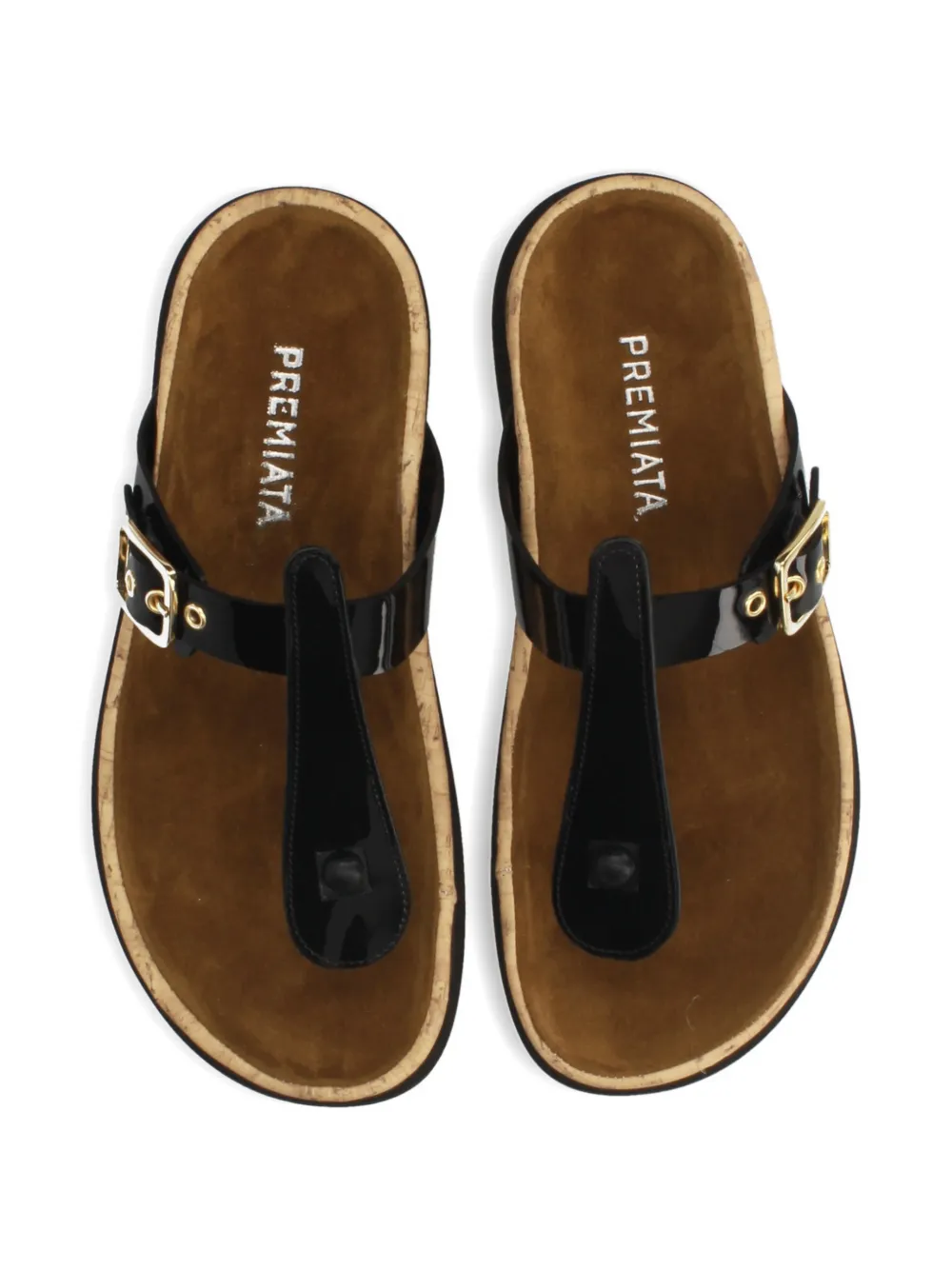 Premiata Sandalen met gespbandje Zwart