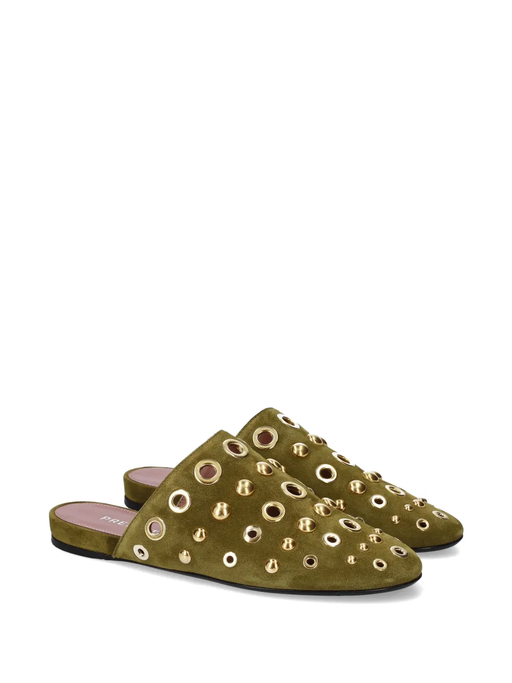 Premiata Muiltjes verfraaid met ringlets Groen