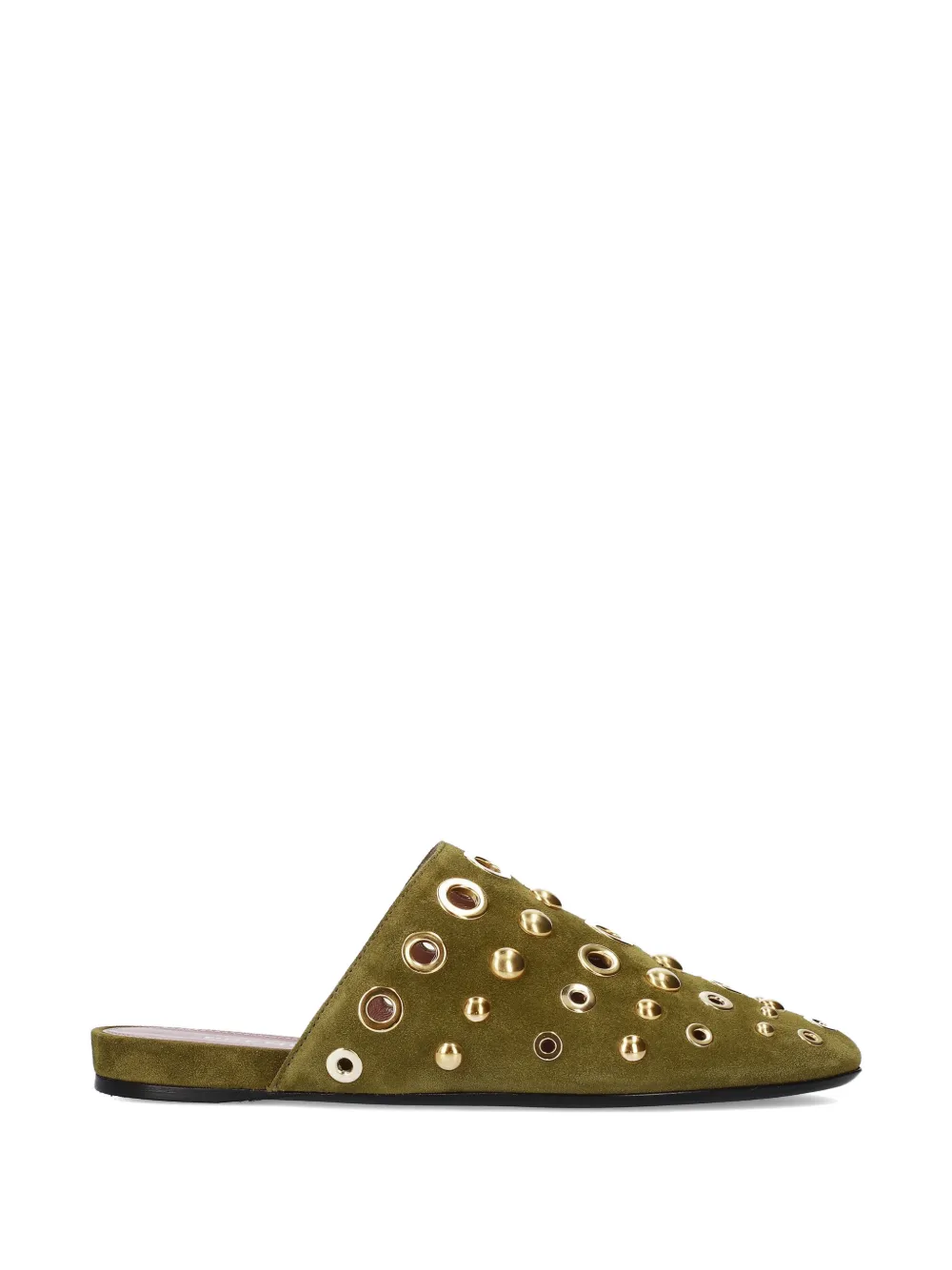 Premiata eyelet embellished mules - Verde