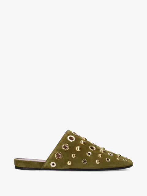 Premiata eyelet embellished mules