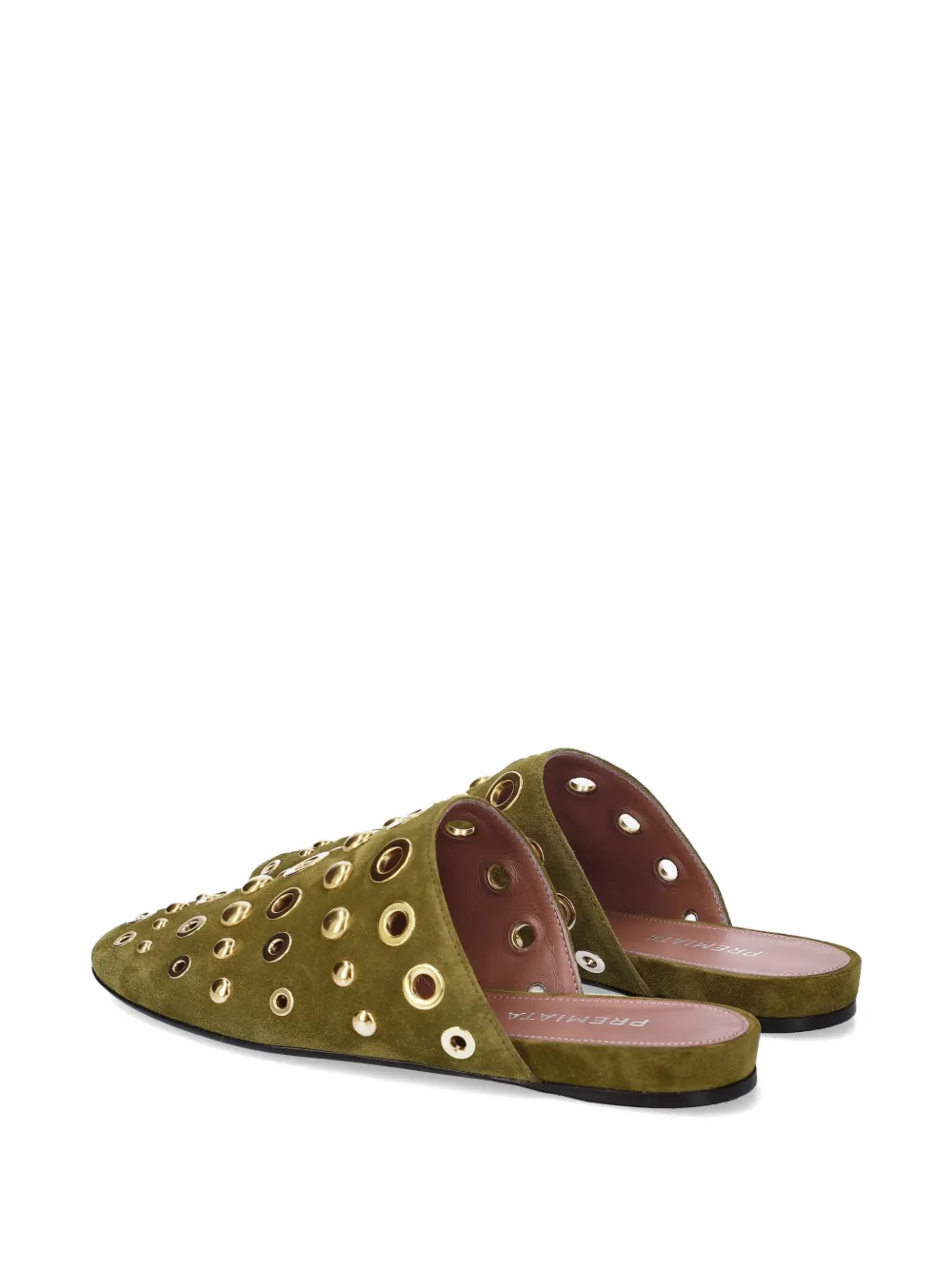 Premiata Muiltjes verfraaid met ringlets Groen