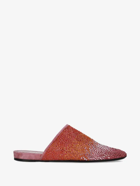 Premiata rhinestone flat mules
