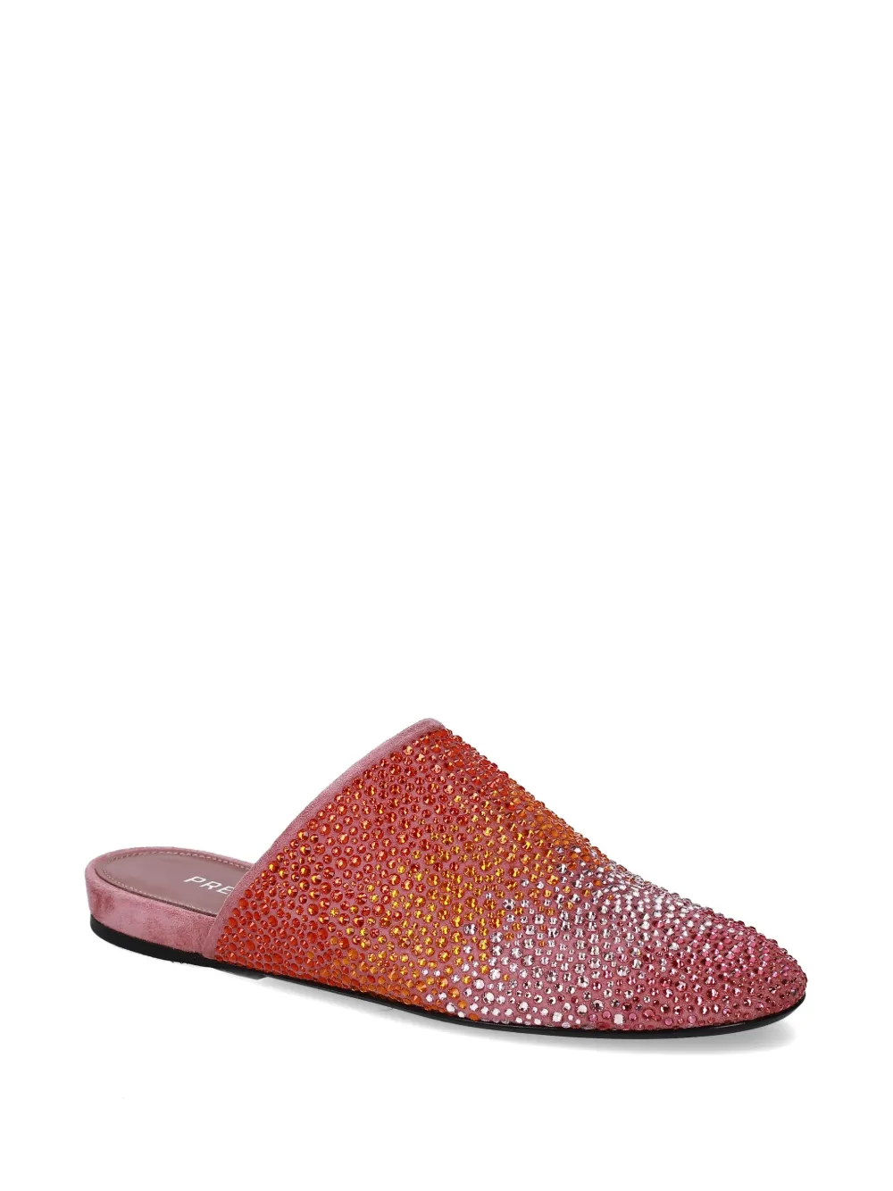 Premiata Platte muiltjes met stras Roze