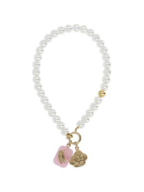 Casablanca pearl-embellished necklace