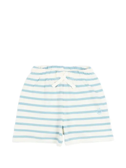 Molo striped tie waist shorts