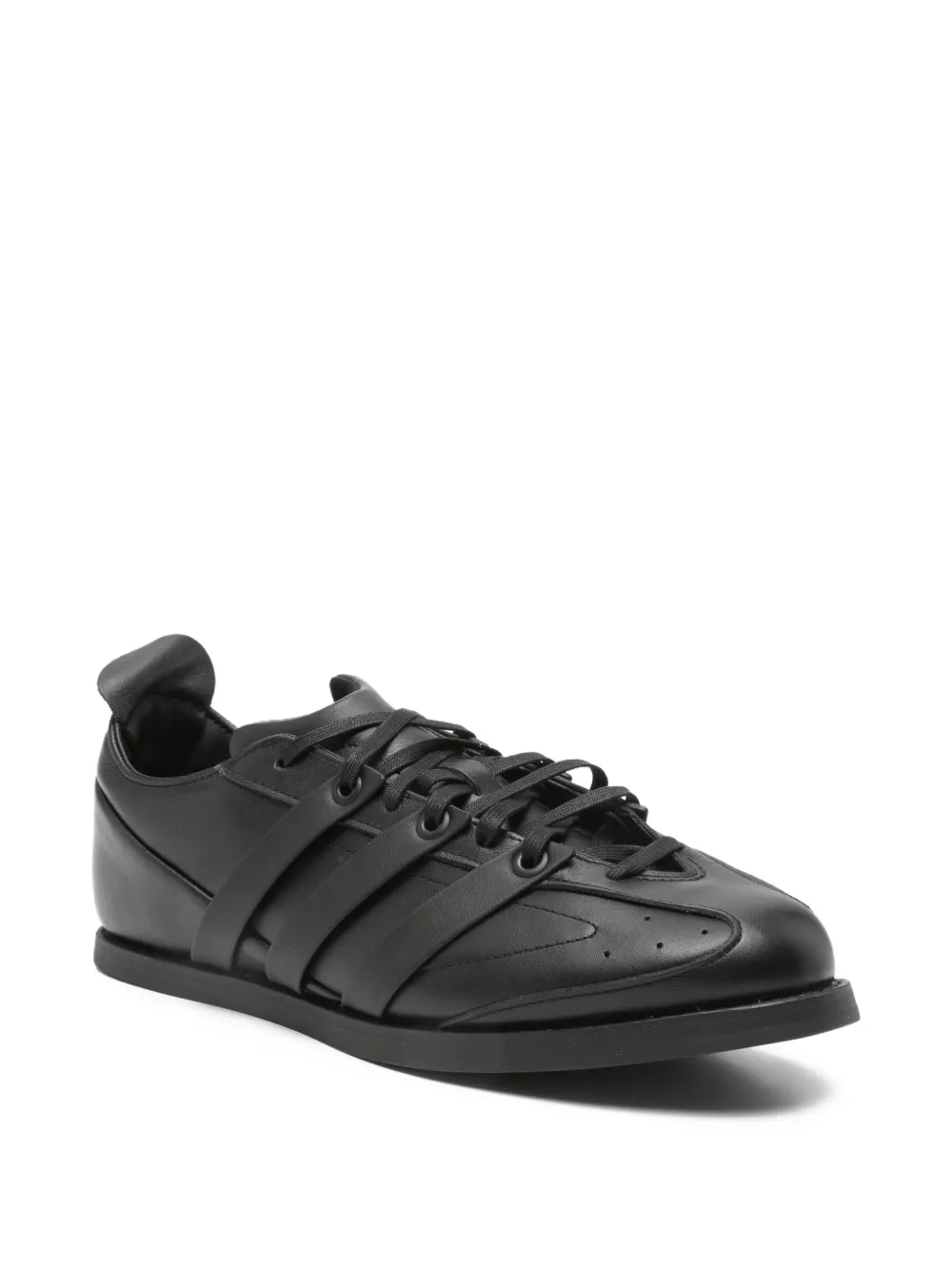 adidas x Entire Studios Ace leather lace-up sneakers Zwart