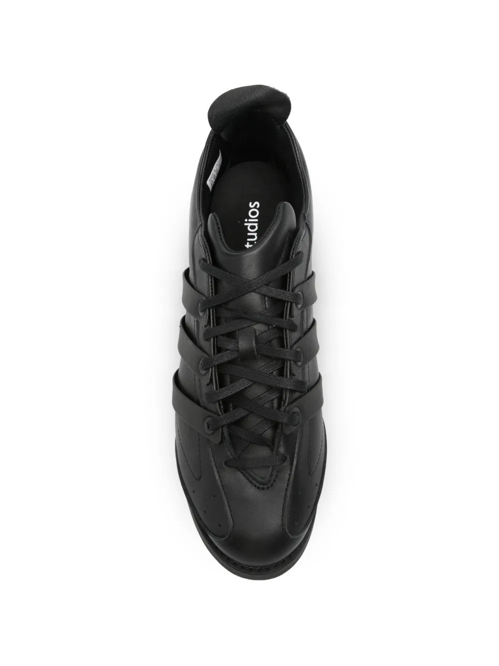 adidas x Entire Studios Ace leather lace-up sneakers Zwart