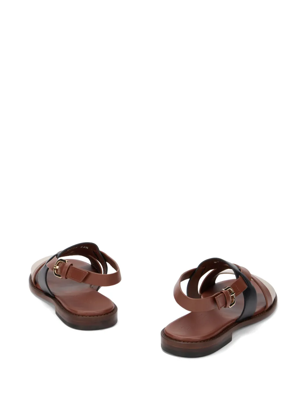 Doucal's multi-strap leather sandals Bruin