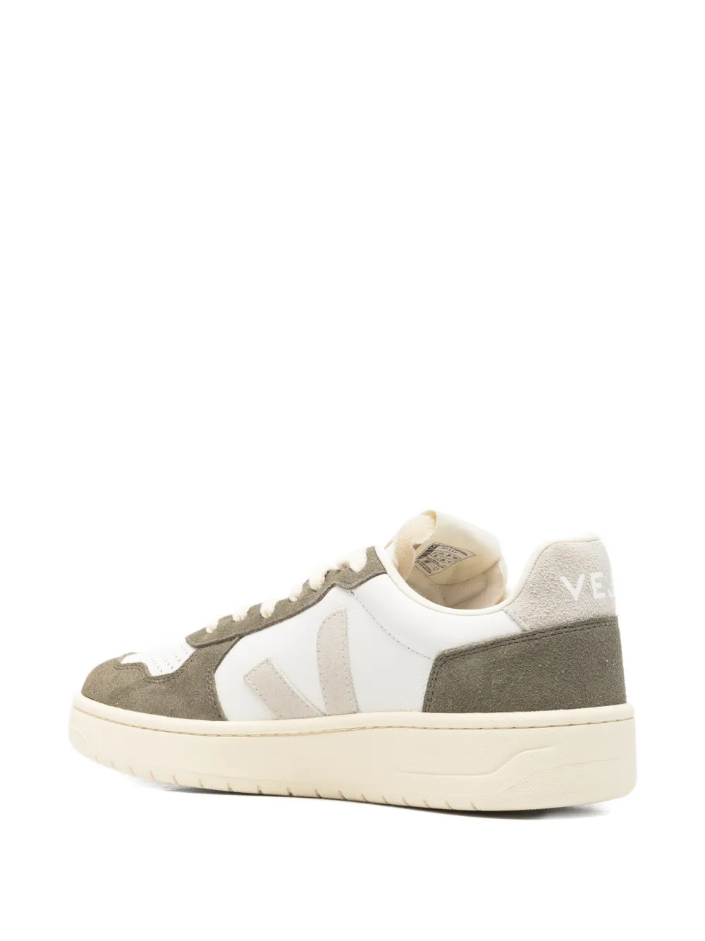 VEJA Sneakers met vlakken en geperforeerde details Beige