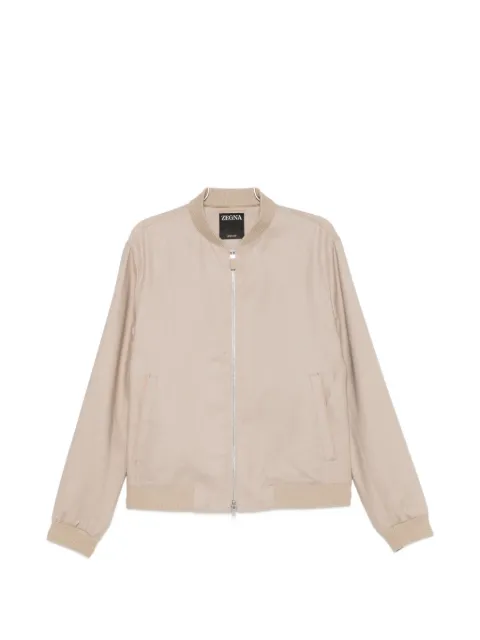 Zegna zip-up bomber jacket